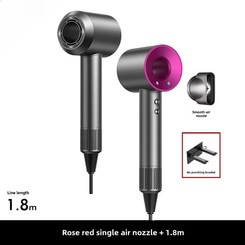 Professional Hair Dryer 5-in-1 – Quiet, Powerful, Perfect for Home & Salon