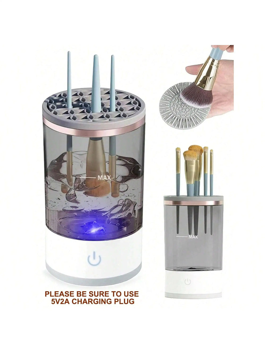 Professional Makeup Brush Washer – Fast, Deep, and Gentle Cleaning!