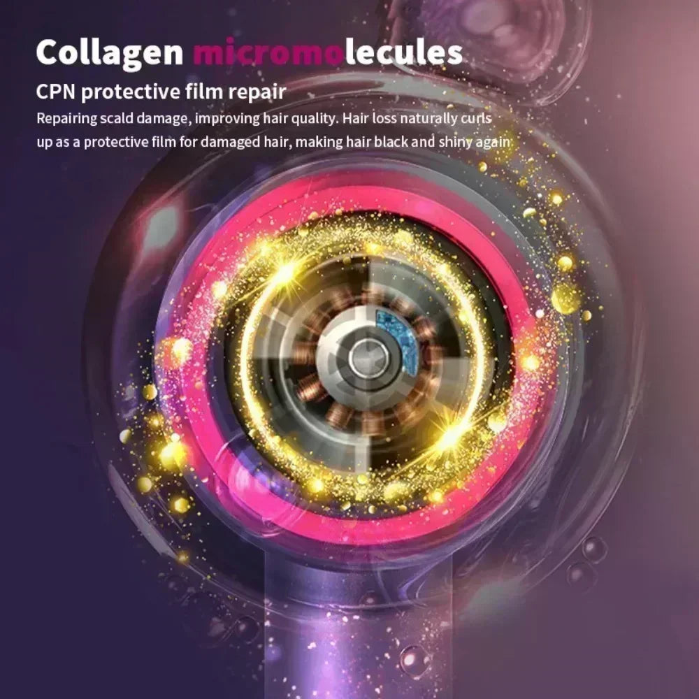 Professional Hair Dryer 5-in-1 – Quiet, Powerful, Perfect for Home & Salon