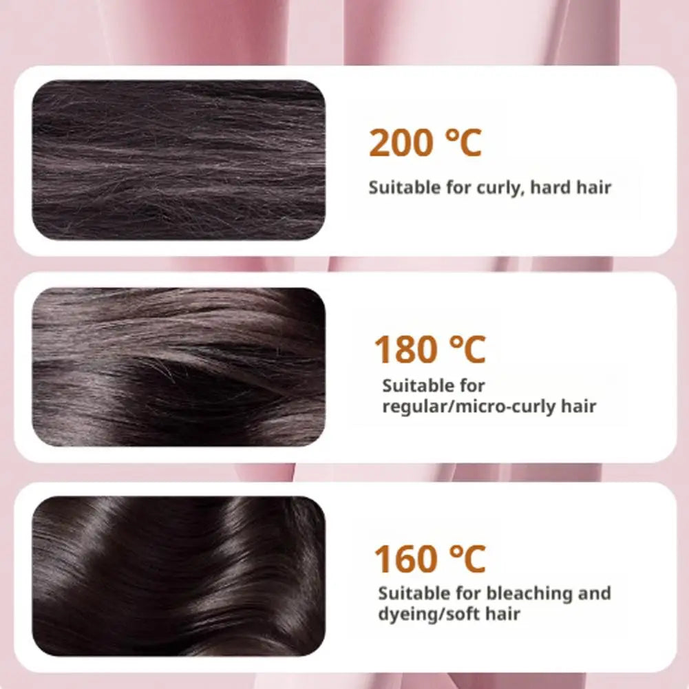 Travel Hair Straightener Brush – Compact, Fast & Gentle on Hair